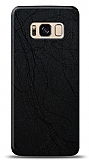 Dafoni Samsung Galaxy S8 Plus Siyah Electro Deri Görünümlü Telefon Kaplama