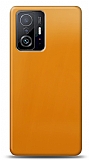 Dafoni Xiaomi 11T Metalik Parlak Görünümlü Sarı Telefon Kaplama