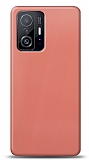 Dafoni Xiaomi 11T Pro 5G Metalik Parlak Görünümlü Pembe Telefon Kaplama