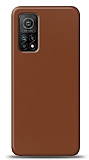 Dafoni Xiaomi Mi 10T / Mi 10T Pro Mat Kahverengi Telefon Kaplama