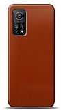 Dafoni Xiaomi Mi 10T / Mi 10T Pro Metalik Parlak Görünümlü Kırmızı Telefon Kaplama