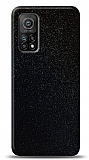 Dafoni Xiaomi Mi 10T / Mi 10T Pro Siyah Parlak Simli Telefon Kaplama