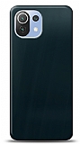 Dafoni Xiaomi Mi 11 Lite Metalik Parlak Görünümlü Mavi Telefon Kaplama