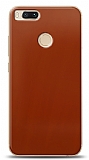 Dafoni Xiaomi Mi 5X / Mi A1 Metalik Parlak Görünümlü Kırmızı Telefon Kaplama