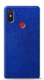 Dafoni Xiaomi Mi 8 SE Mavi Parlak Simli Telefon Kaplama