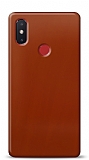 Dafoni Xiaomi Mi 8 SE Metalik Parlak Görünümlü Kırmızı Telefon Kaplama