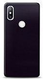 Dafoni Xiaomi Mi Mix 2s Metalik Parlak Görünümlü Mor Telefon Kaplama
