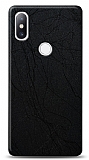 Dafoni Xiaomi Mi Mix 2s Siyah Electro Deri Görünümlü Telefon Kaplama
