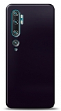 Dafoni Xiaomi Mi Note 10 Metalik Parlak Görünümlü Mor Telefon Kaplama