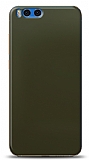 Dafoni Xiaomi Mi Note 3 Metalik Parlak Görünümlü Koyu Yeşil Telefon Kaplama