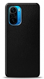 Dafoni Xiaomi Poco F3 Siyah Deri Görünümlü Telefon Kaplama