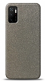 Dafoni Xiaomi Poco M3 Pro 5G Silver Parlak Simli Telefon Kaplama
