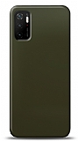 Dafoni Xiaomi Poco M3 Pro Metalik Parlak Grnml Koyu Yeil Telefon Kaplama