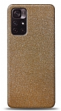 Dafoni Xiaomi Poco M4 Pro 5G Gold Parlak Simli Telefon Kaplama