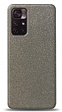 Dafoni Xiaomi Poco M4 Pro 5G Silver Parlak Simli Telefon Kaplama