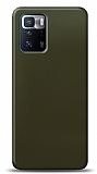 Dafoni Xiaomi Poco X3 GT Metalik Parlak Görünümlü Koyu Yeşil Telefon Kaplama