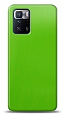 Dafoni Xiaomi Poco X3 GT Metalik Parlak Görünümlü Yeşil Telefon Kaplama