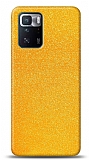 Dafoni Xiaomi Poco X3 GT Sarı Parlak Simli Telefon Kaplama