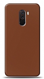 Dafoni Xiaomi Pocophone F1 Mat Kahverengi Telefon Kaplama