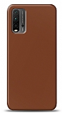 Dafoni Xiaomi Redmi 9T Mat Kahverengi Telefon Kaplama