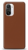 Dafoni Xiaomi Redmi K40 Mat Kahverengi Telefon Kaplama