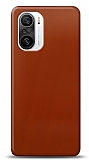 Dafoni Xiaomi Redmi K40 Metalik Parlak Görünümlü Kırmızı Telefon Kaplama