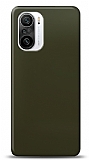 Dafoni Xiaomi Redmi K40 Metalik Parlak Görünümlü Koyu Yeşil Telefon Kaplama