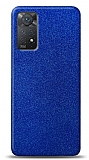 Dafoni Xiaomi Redmi Note 11 Pro Mavi Parlak Simli Telefon Kaplama