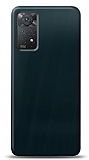 Dafoni Xiaomi Redmi Note 11 Pro Metalik Parlak Görünümlü Mavi Telefon Kaplama