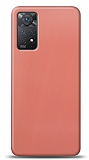 Dafoni Xiaomi Redmi Note 11 Pro Metalik Parlak Görünümlü Pembe Telefon Kaplama