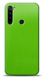 Dafoni Xiaomi Redmi Note 8 Metalik Parlak Görünümlü Yeşil Telefon Kaplama