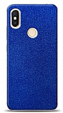 Dafoni Xiaomi Redmi S2 Mavi Parlak Simli Telefon Kaplama