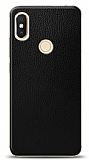 Dafoni Xiaomi Redmi S2 Siyah Deri Görünümlü Telefon Kaplama