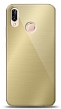 Eiroo Huawei P20 Lite Silikon Kenarlı Aynalı Gold Kılıf