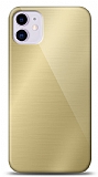 Eiroo iPhone 11 Silikon Kenarl Aynal Gold Klf