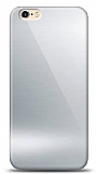 Eiroo iPhone 6 Plus / 6S Plus Silikon Kenarl Aynal Silver Klf