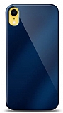 Eiroo iPhone XR Silikon Kenarl Aynal Lacivert Klf