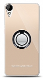 HTC Desire 825 / Desire 10 Lifestyle Siyah Tutuculu Şeffaf Kılıf