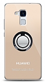 Huawei GT3 Siyah Tutuculu Şeffaf Kılıf