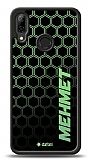 Dafoni Neon Huawei P20 Lite Kişiye Özel İsimli Petek Kılıf