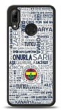 Dafoni Glossy Huawei P20 Lite Lisanslı Fenerbahçe Beyaz Tipografi Kılıf