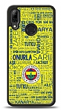Dafoni Glossy Huawei P20 Lite Lisanslı Fenerbahçe Sarı-Lacivert Tipografi Kılıf