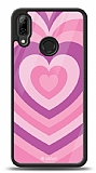 Dafoni Glossy Huawei P20 Lite Pink Hearts Kılıf