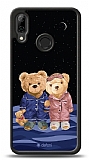Dafoni Art Huawei P20 Lite Under The Stars Teddy Bears Kılıf