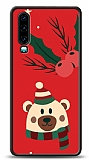 Dafoni Art Huawei P30 Christmas Bear Kılıf