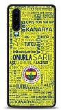Dafoni Glossy Huawei P30 Lisanslı Fenerbahçe Sarı-Lacivert Tipografi Kılıf