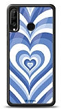 Dafoni Glossy Huawei P30 Lite Blue Hearts Kılıf