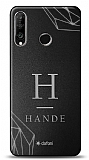 Dafoni Metal Huawei P30 Lite Tek Harf İsimli Kişiye Özel Kılıf