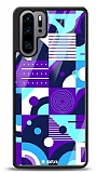 Dafoni Glossy Huawei P30 Pro Purple Geometric Pattern Kılıf