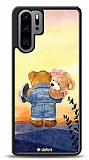 Dafoni Art Huawei P30 Pro Sunset Teddy Bears Kılıf